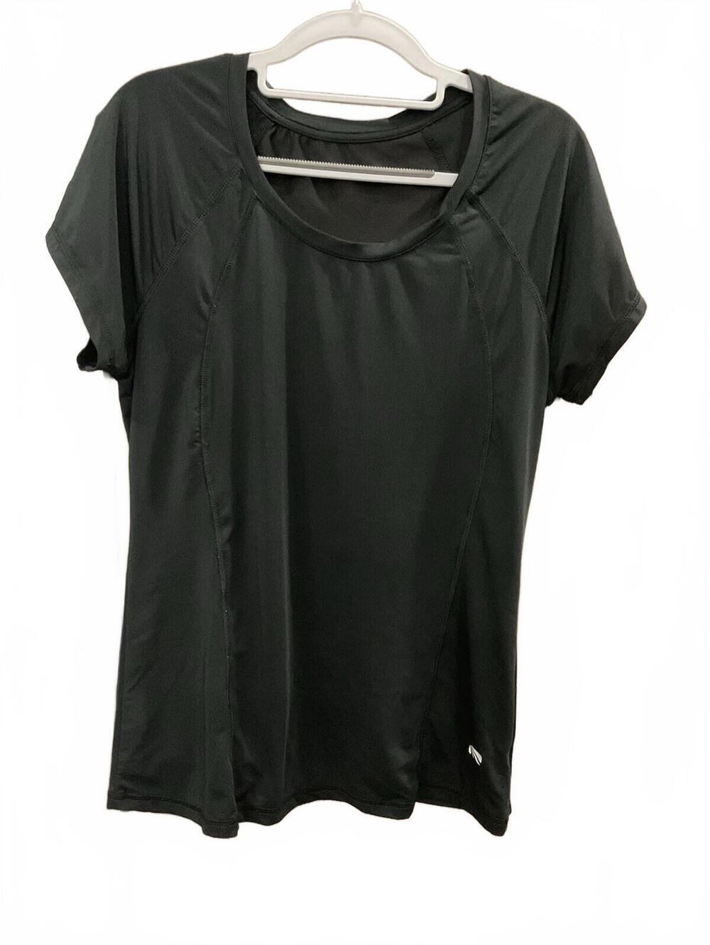 Womens Athletic Short Sleeve Round Neck Shirt Size Small